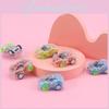 Simulation Mini Inertial Transparent Graffiti Car Model Children Toy For Toddler Development And Parentchild Play