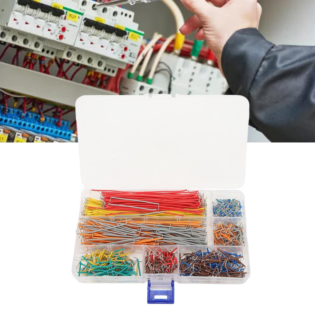 840PCS макетная плата соединительный провод гибкий макетная плата соединительный кабель линия с ящиком для хранения