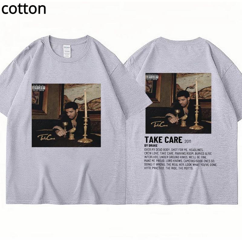 Рэпер Дрейк Музыкальный Альбом Take Care Футболка Мужчины Женщины Мода