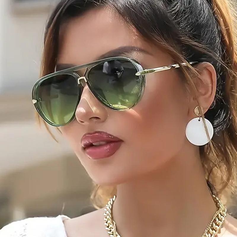 Women's Glasses, New Fashion Versatile Trend Large-frame Men's Sunglasses