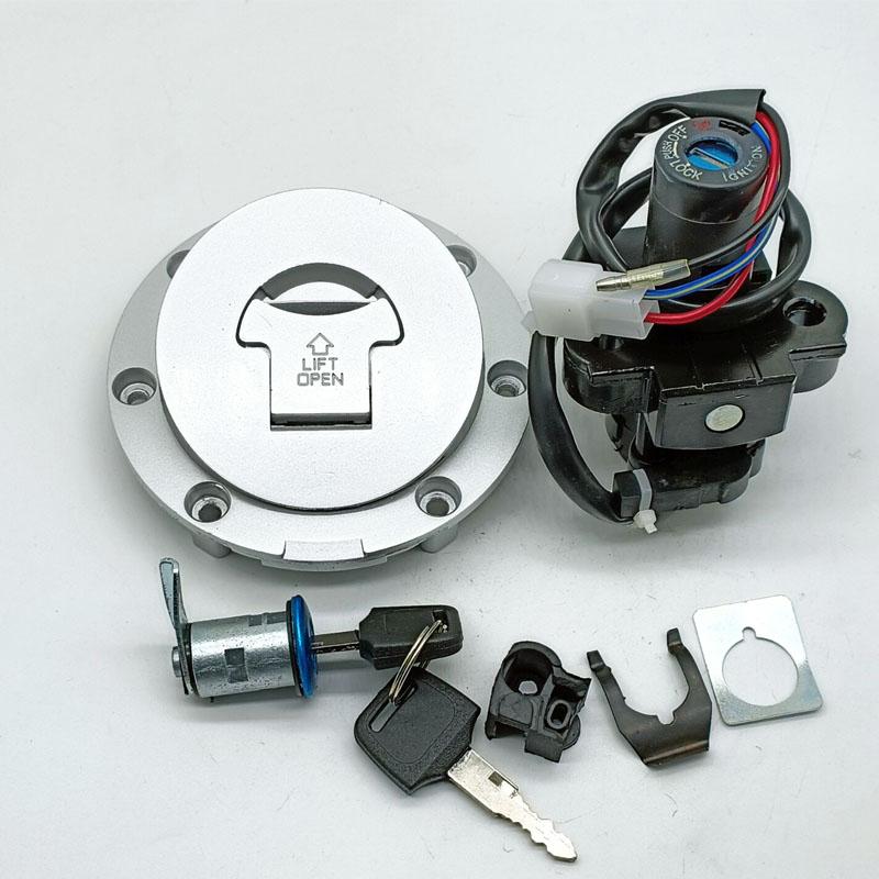 Ignition Switch Lock Gas Cap Set Lock Key For Honda VFR400 NC30 1989-1992 RVF400 NC35 1994-1996 CBR250 MC19 MC22 1988 1989-1994