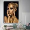 Modern Gold Nude Girl Posters and Prints Wall Pop Art Canvas Painting Nordic Picture Home Decoration for Living Room Decorative