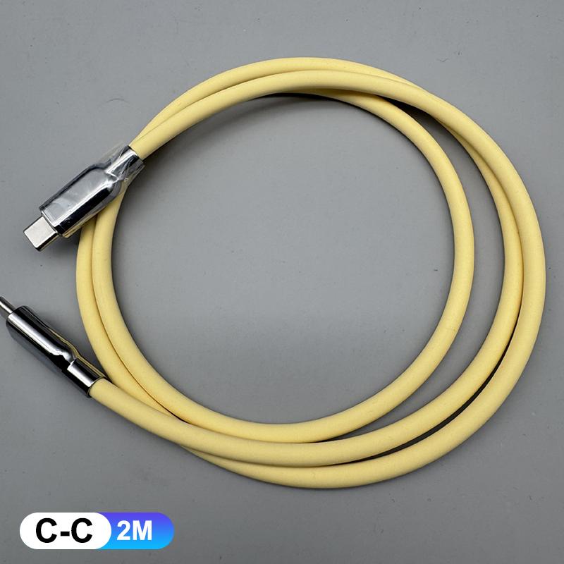 240 В Pd3.1 Жидкий силикон USB Type-C Быстрозарядный кабель 15 16 17 S23 S24 S25