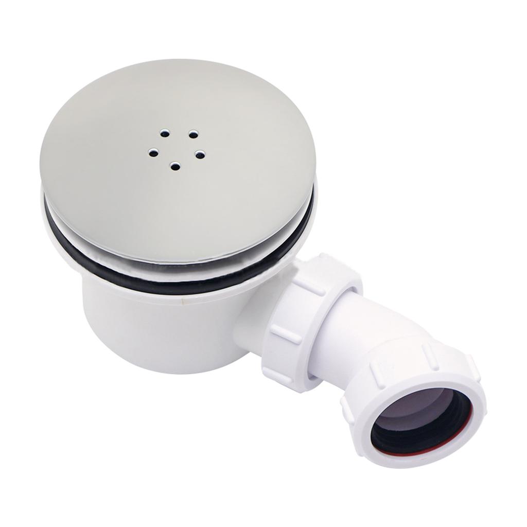 Долговечный металлический душевой поддон 90 мм, слив с высокой пропускной способностью, универсальная совместимость, легко чистится, сифон для душевого слива