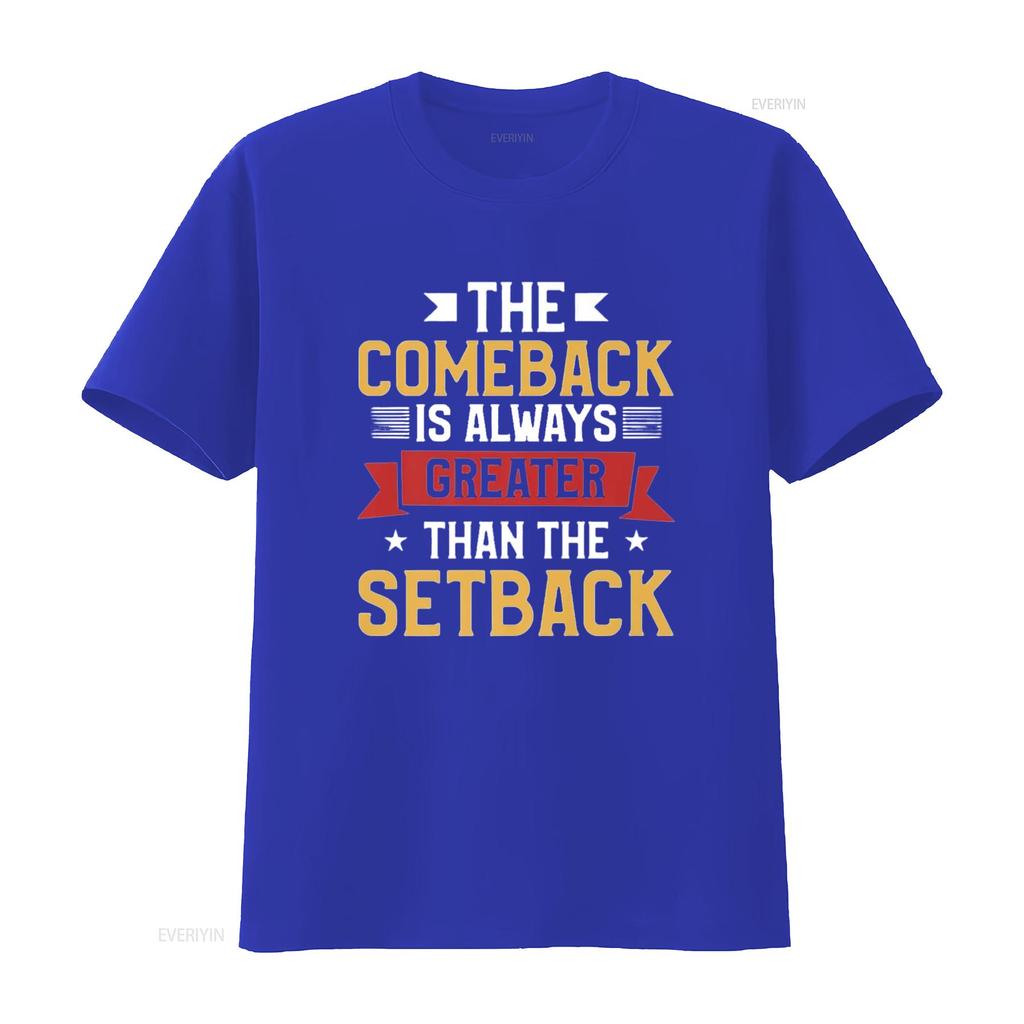 Мужская футболка The Comeback Is Always Greater Than Setback Черная 3XL винтажная стираная модная графическая уличная одежда