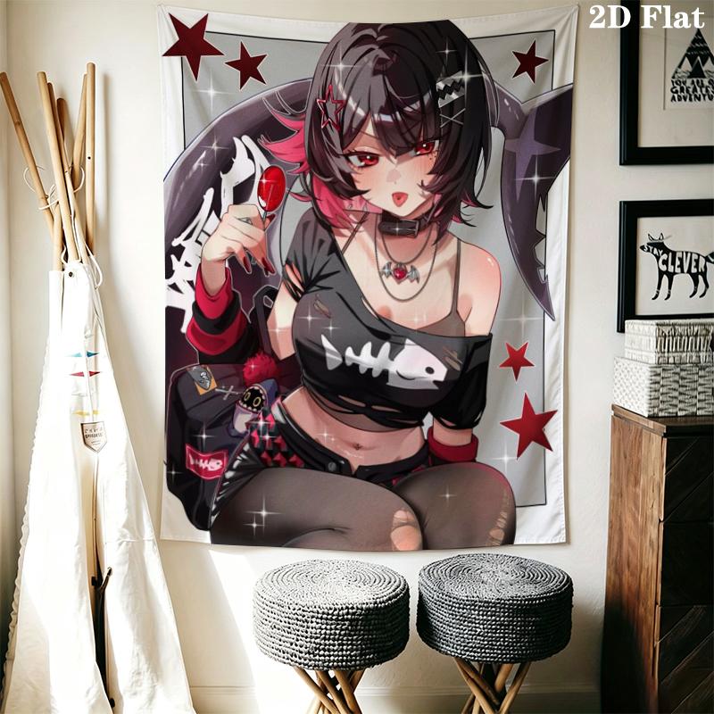 Zenless Zone Zero Wall Tapestry Aesthetic Wall Hanging Printed Fabric Blanket Decorative Tapestries for Bedroom Living Room Home Decor
