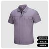 Mens Cotton Short Sleeve Workwear Set Thin Electrician Uniform Office