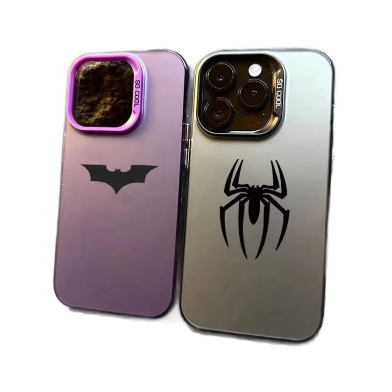 Чехол для телефона Bat Spider iPhone16Pro 15/14/13 Лазерный 12 Apple 11XsMax