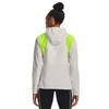 Under Armour Куртка для бега с капюшоном и полумолнией Color Block, женская, серая 1376815-006