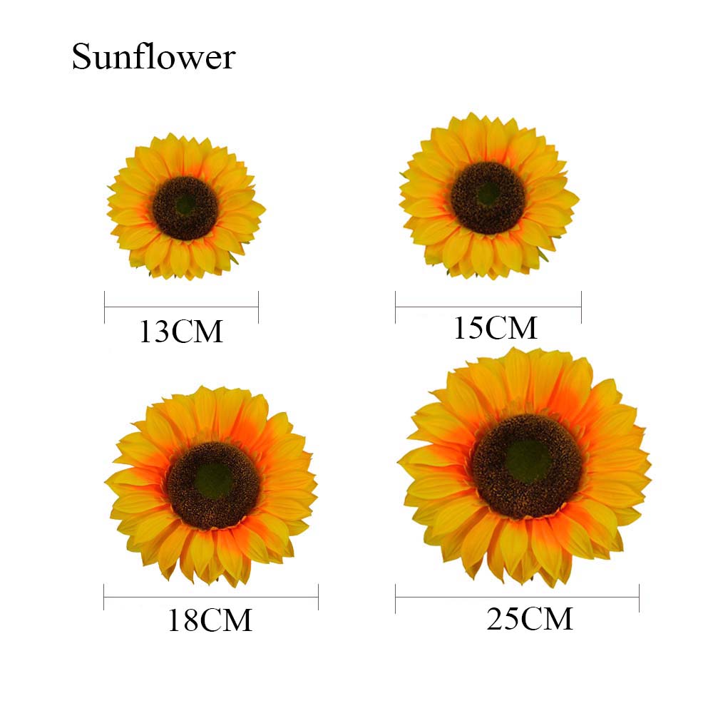 Decorations DIY Party Supplies Artificial Sunflower Artificial Flowers Home Decor Sunflower Head