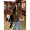 2026 Spring and Autumn Fashion Simple Round Neck Slimming T-shirt Women's Versatile Solid Color Long Sleeve Top
