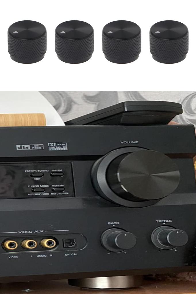 Samcos Volume Control Knob Control Potentiometer Knob Volume Tone Guitar Knob Volume Adjustment Knob Audio Knob Switch Knob Knob Cap 20mm X of 15.5mm