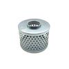Pump Suction Filter Basket With NPT Female Thread Carbon Plated Steel Mesh Block Debris Effectively for Solids Reduction