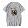 Agnostic Front Logo T Shirt MenS Cotton  Classic Retro vintage Washed Versatile designer clothes Stylish fashion Breathable