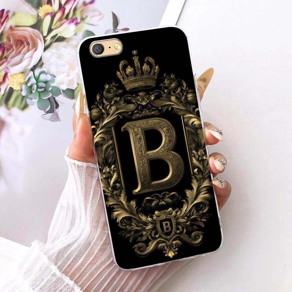 For OPPO A71 2018 Case CPH1801 Fashion A Z Letters Couple Silicone Soft TPU Phone Case For OPPO A37 A37f A37m Neo 9 OPPOA71 Capa