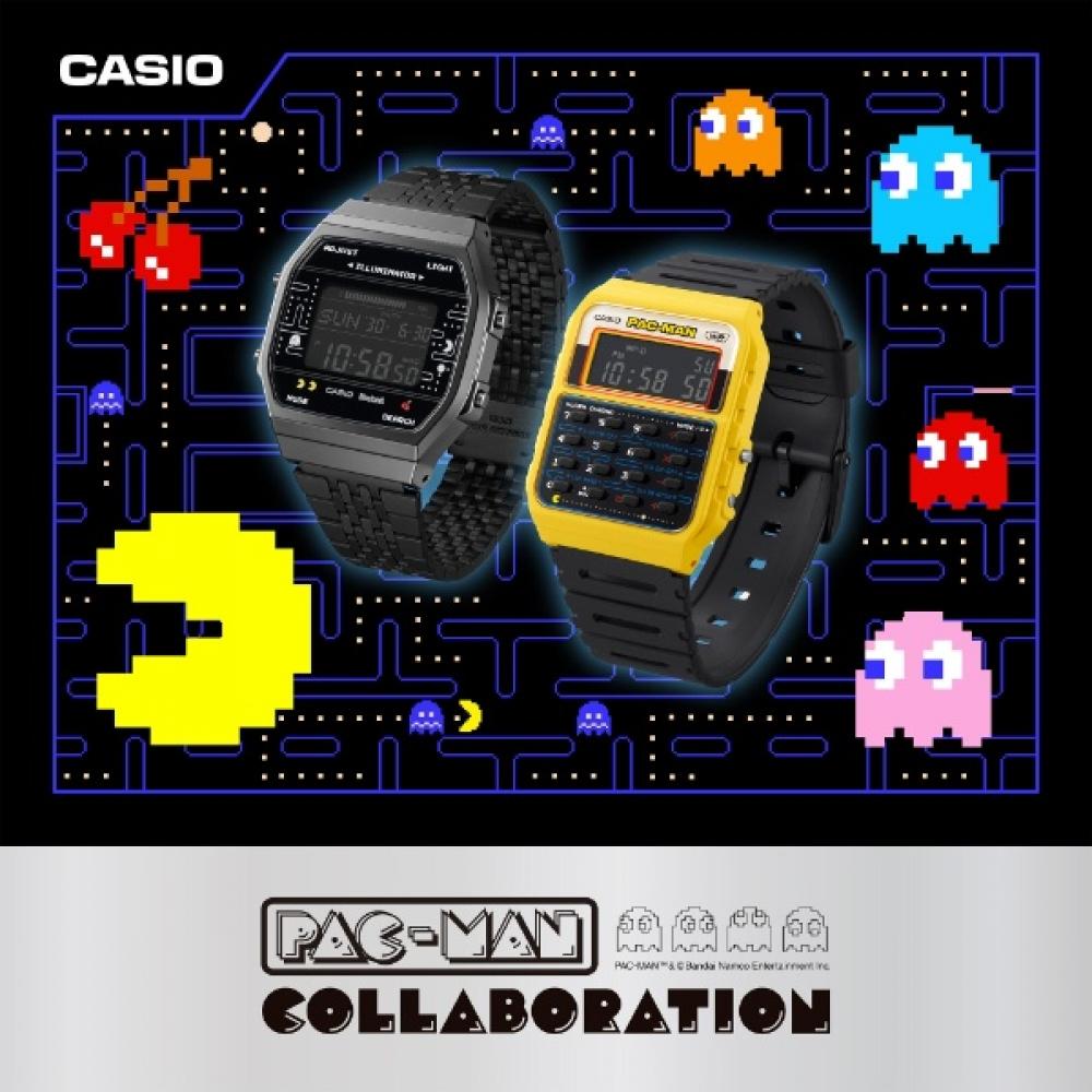 Casio [Часы с Bluetooth] Casio Classic Casio Classic Pacman Collaboration Model Black Abl 100wepc 1bjr