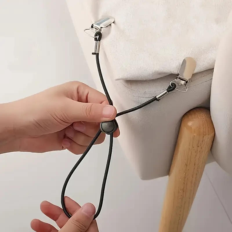 4шт. эластичный регулируемый натяжной шнурок для автомобиля, простыня, диванная подушка, одеяло, нескользящий зажим, фиксированный эластичный зажим