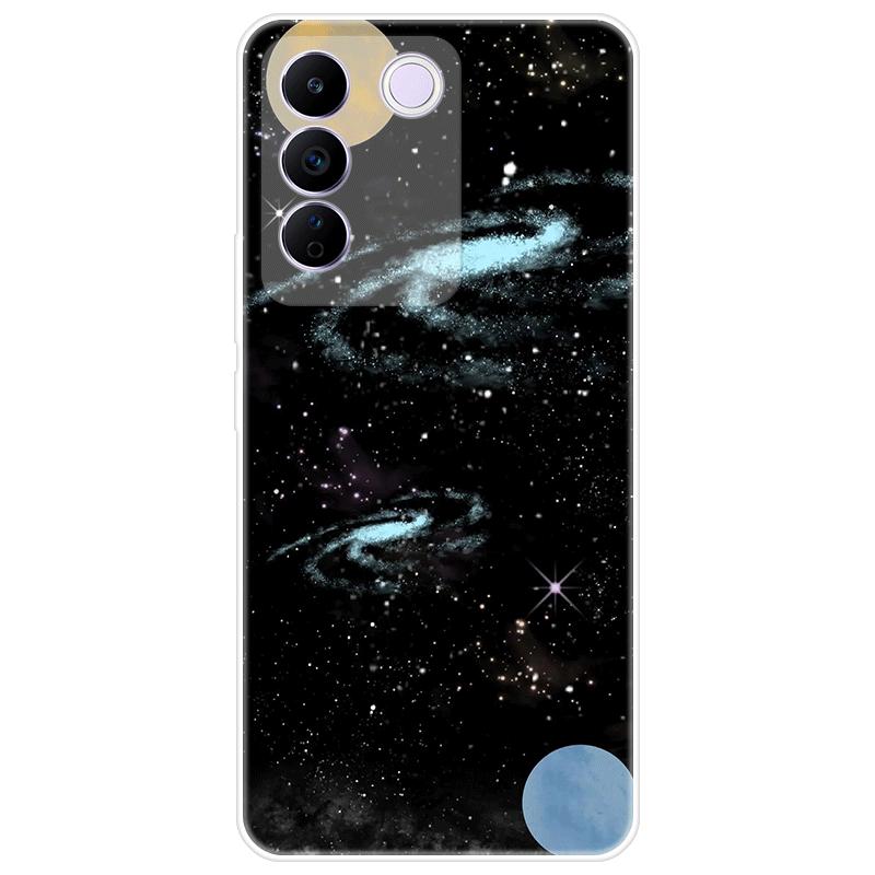 For Vivo V27e V 27e Case Soft Silicone Back Cover Cartoon Phone Case Diversification