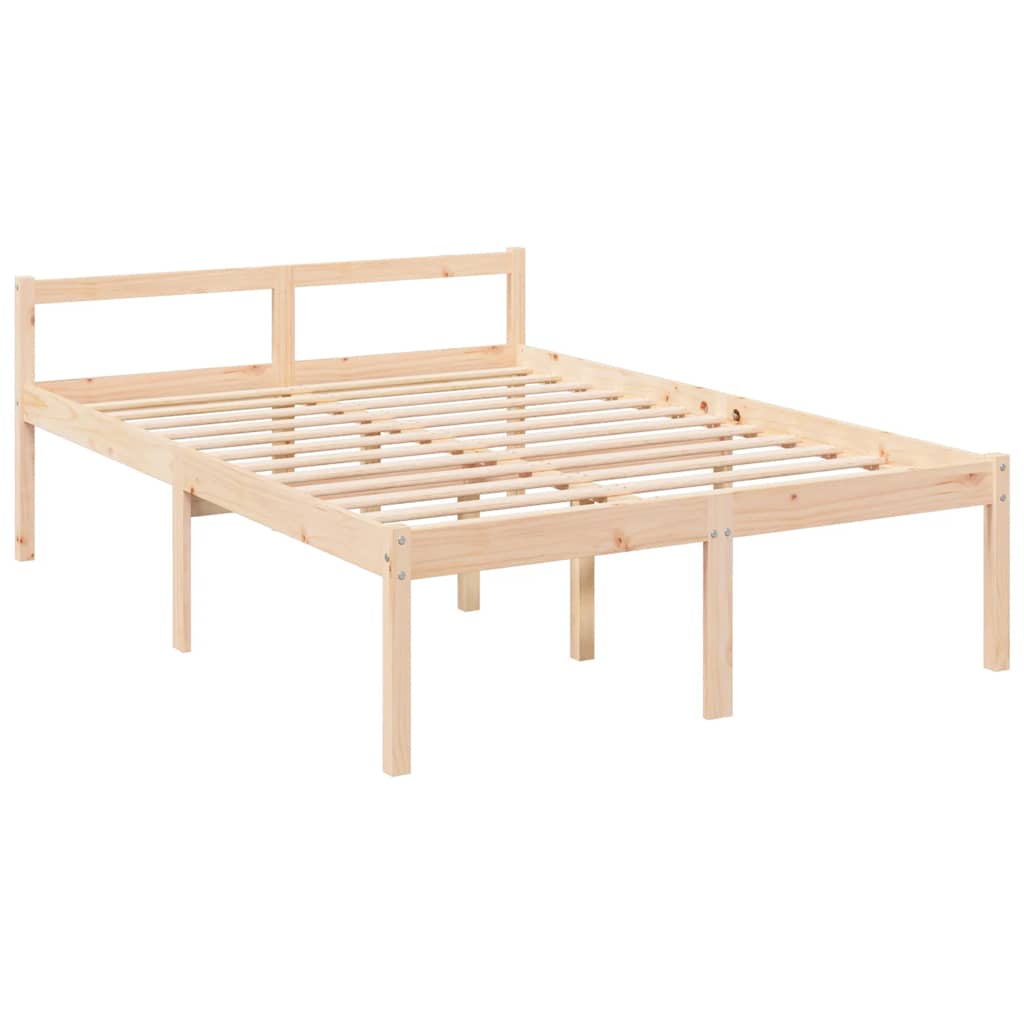 Senior Bed 135x190 cm Solid Pine Wood