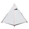 Dome Camping Tent for 2 Persons White & Dark Waterproof