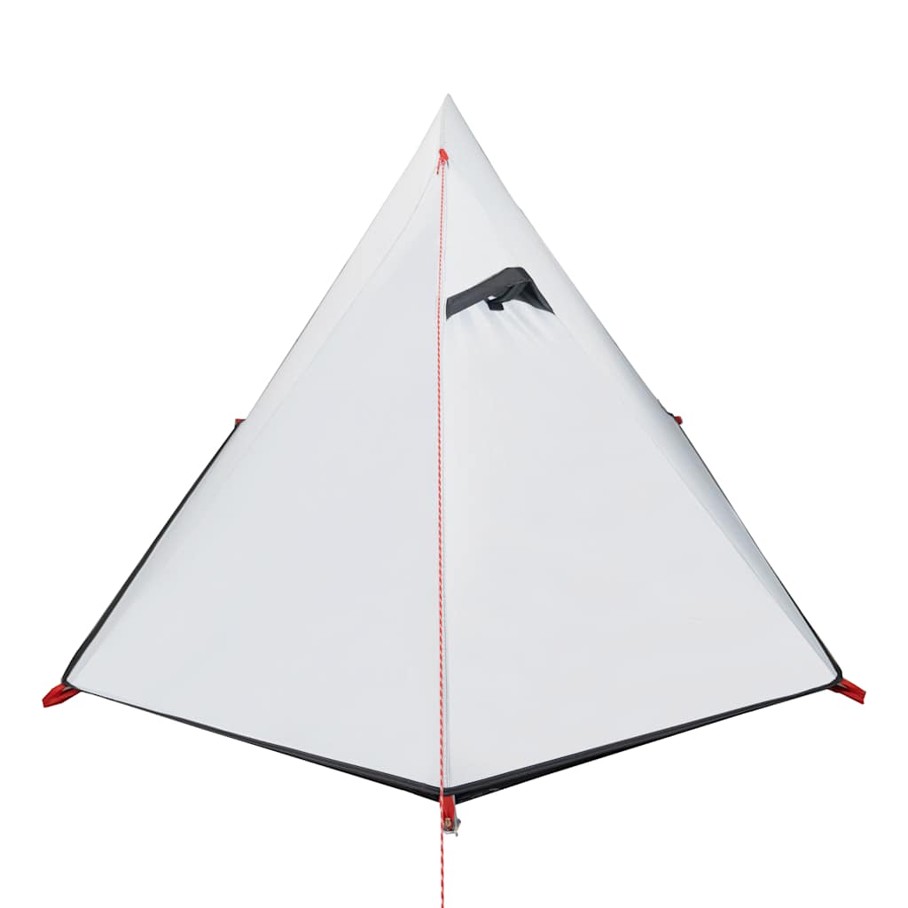 Dome Camping Tent for 2 Persons White & Dark Waterproof
