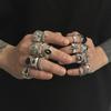 Преувеличенный и Доминирующий Мужской Набор Колец Хип-Хоп Горячая Распродажа Кольцо Мужские Модные Персональные Ювелирные Изделия