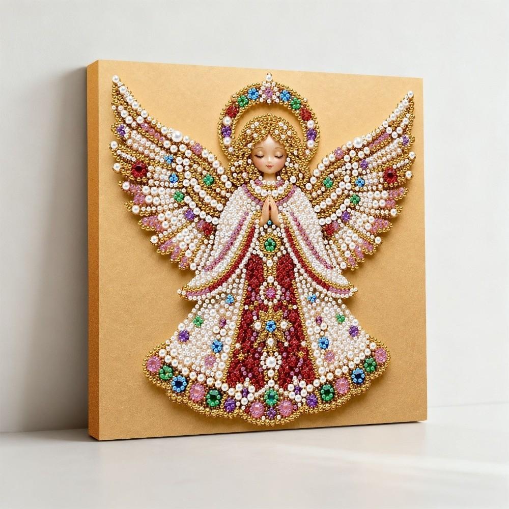 with Frame Christmas Pearl Art Kits 3D Handmade Pearl Art Kit Diamond Painting  Holiday Gift