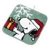 Коврик многоцелевой Senko Snoopy Счастливого Рождества, Прибл.. 38 x 38 см, Для тебя, Зеленый, Персонаж, Снупи, 59176