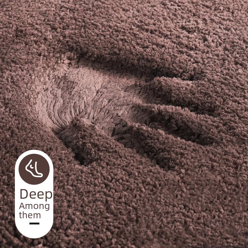 Ультрамягкий теплый нескользящий впитывающий коврик для ванной комнаты