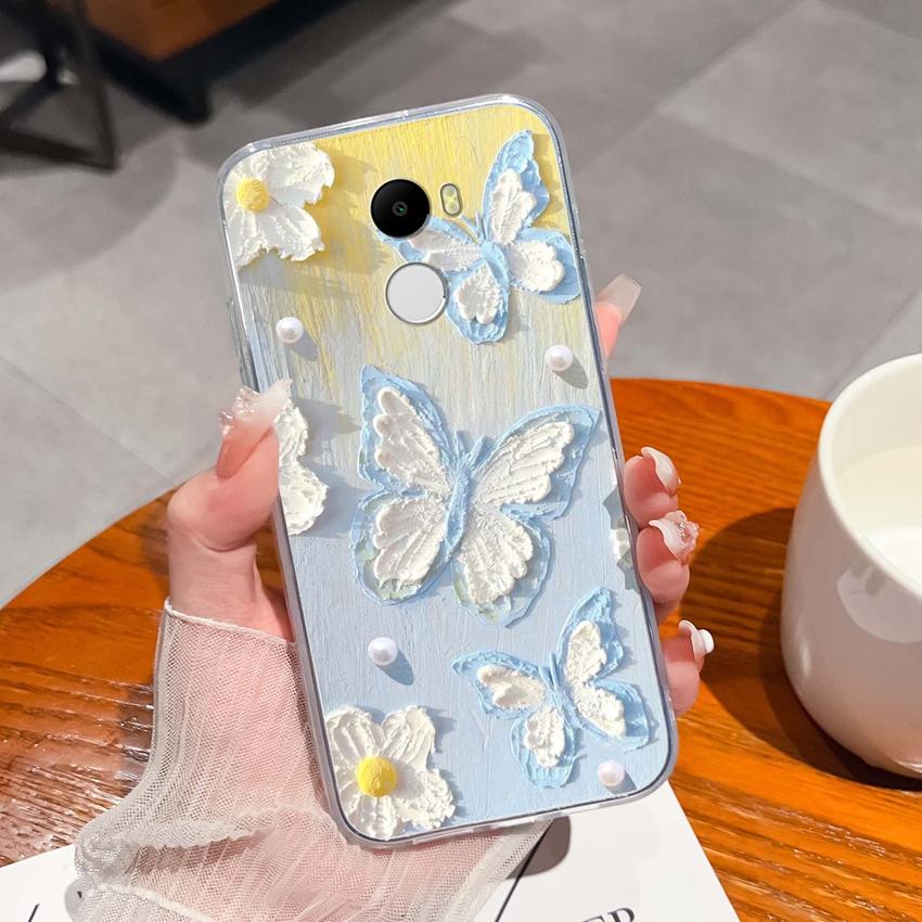 Чехол для Redmi 4 3 6 Pro 4A 4X 5A 5 Plus K90 Милый узор акулы и кошки Телефонные сумки Мягкий ультратонкий ТПУ силикон Противоскользящая оболочка для Redmi Прозрачная задняя крышка