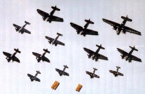 Pit Road 1/700 Самолет ВВС Германии времен Второй мировой войны 1 Пластиковая модель S17