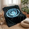 Manchester City Theme blanket Soft Flannel Fleece Blanket Warm Lightweight Throw Blanket for Home Sofa Bed