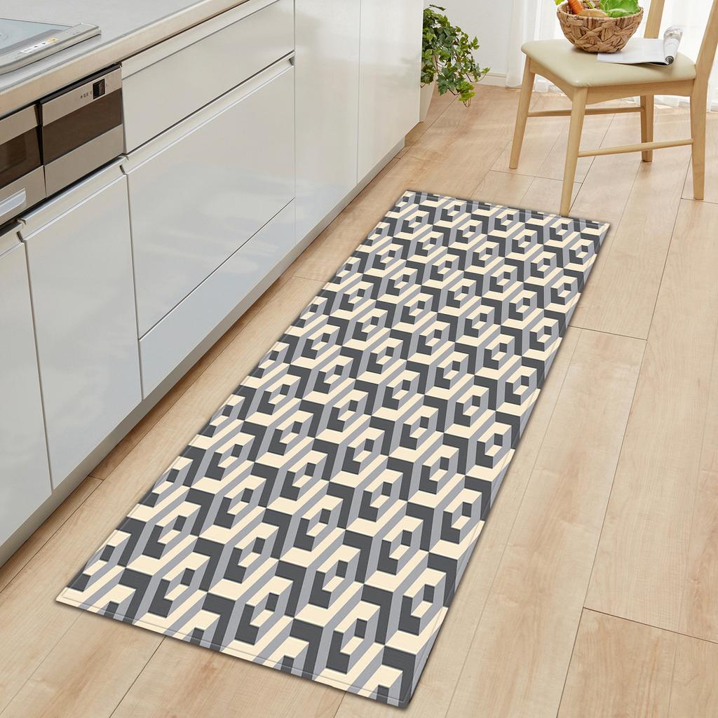 Коврик для входной двери, кухонный ковер, спальня, гостиная, детский коврик для пола, нескользящий коврик для коридора с узором
