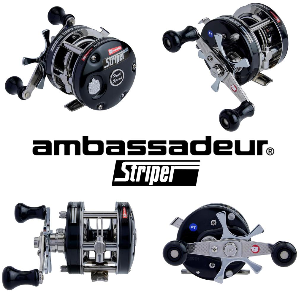 Abu Garcia AMB.4500 Striper Black Катушка круглая для правой руки, Классическая шведская