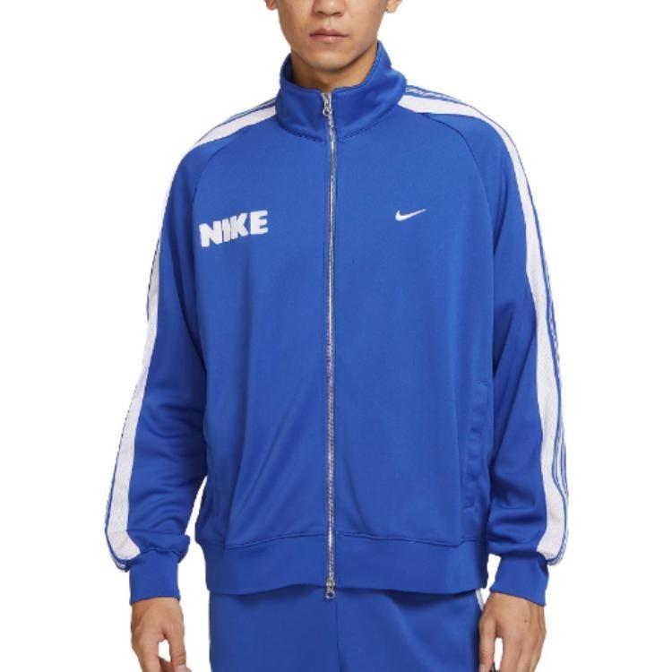Nike Куртки Мужские Синие Стойка Умеренные Другие FB7037-480