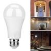 E26 12W 3000/6000K Photo Sensor LED Light Globe Bulb Porch