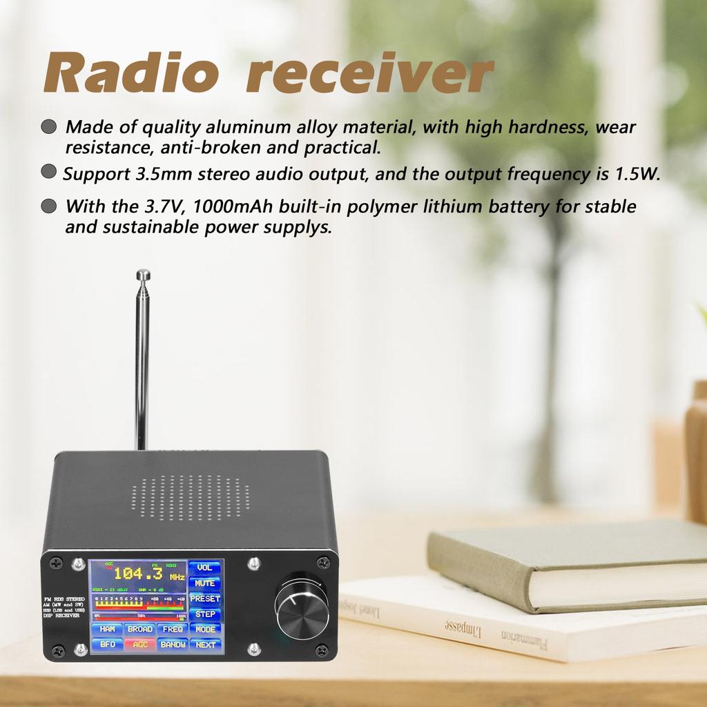 ATS-100 SI4732/SI4735 Full-wave Band Radio Receiver FM LW (MW & SW) SSB (LSB & USB) Support