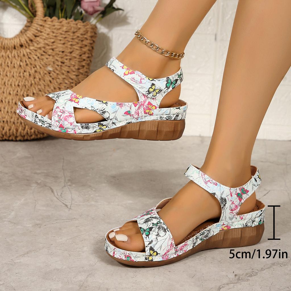 Summer Women's Sandals Hot Sale Womens Wedge Shoes Comfortable Non Slip Roman Sandals Fashion Platform Shoes for Women 2025 New