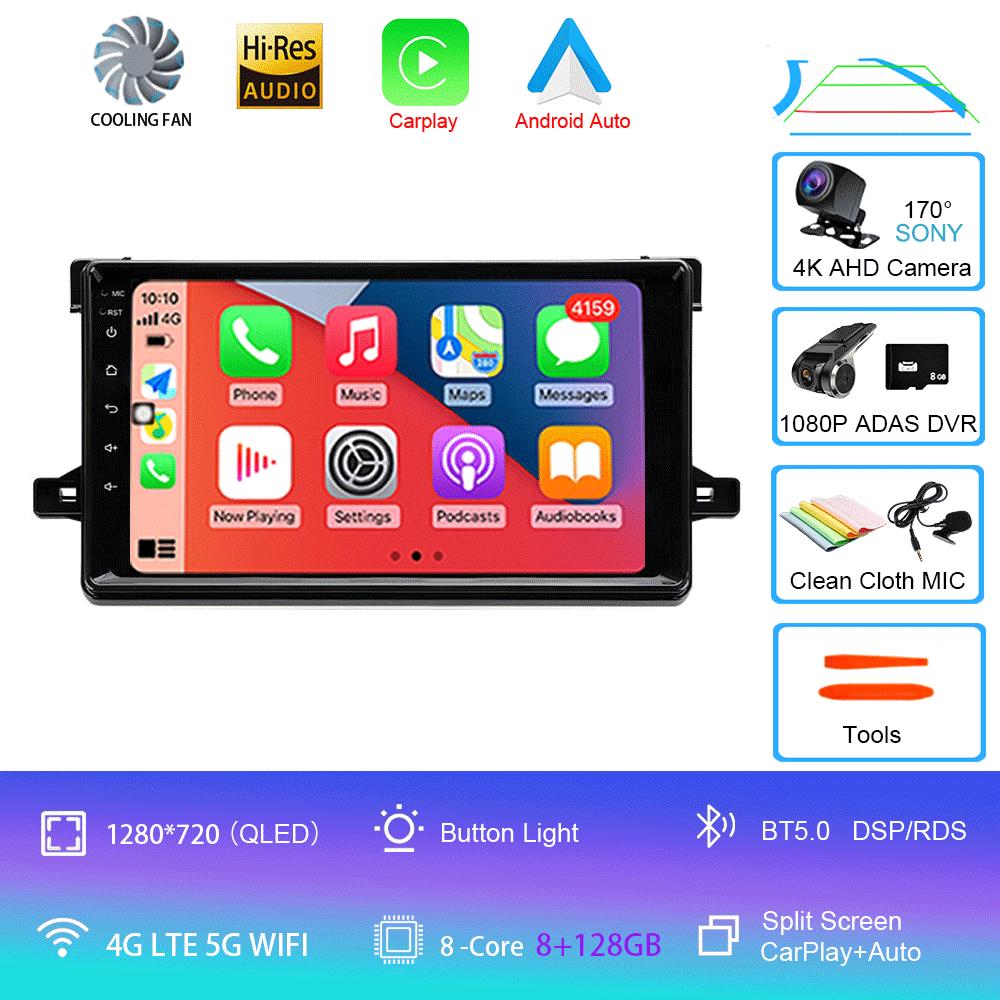 Android 14 для Toyota Prius XW50 2015 2016 2017 2018 2019 2020 Автомобильное радио GPS Carplay Мультимедийный плеер Навигация Стерео Авто BT
