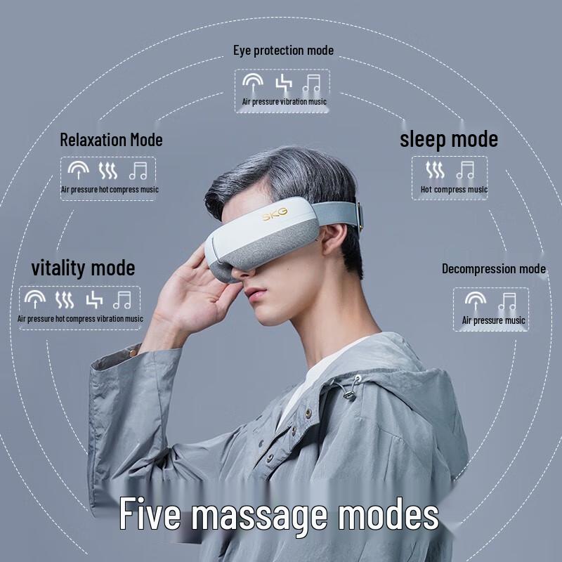SKG E3 Smart Eye Massager with Heat and Bluetooth
