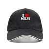 I Love MILFS I Heart Hot Moms Print Baseball Cap Casual Unisex Women Hat Adjustable Summer Trucker Hats Gorras