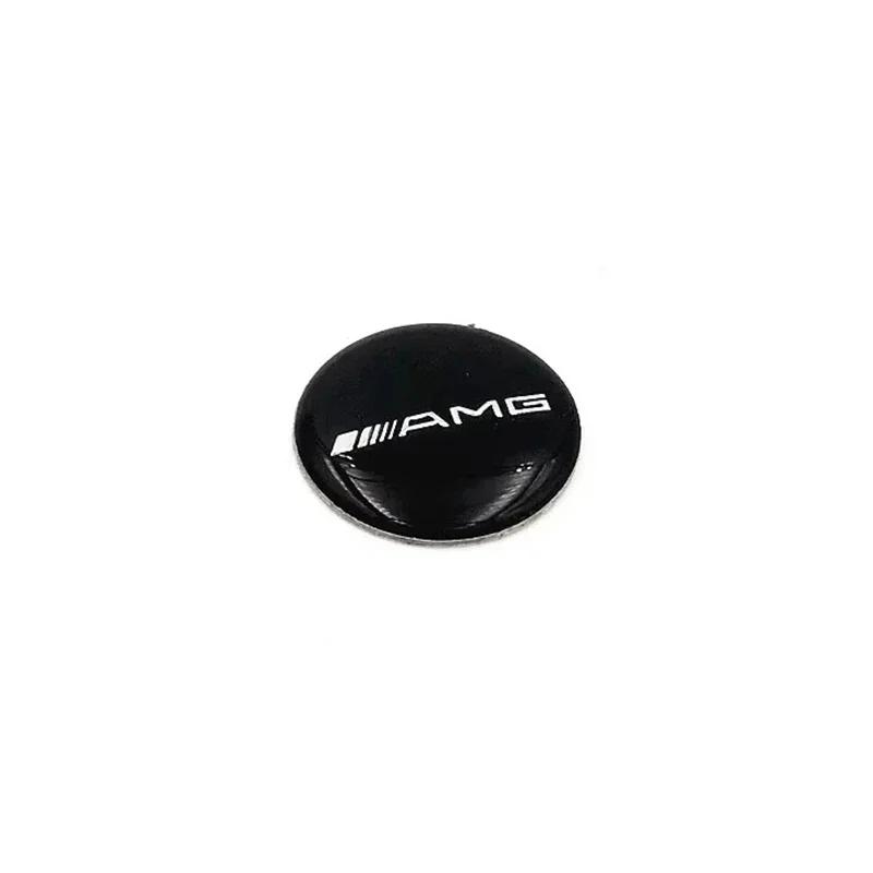 XDFMN1 Hot 2026 New For Benz 29mm Logo Car Multimedia Knob Emblem Badge Stickers For Mercedes Benz AMG W124 W140 W163 W203 W204 W205 GL