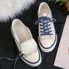 Осень-весна новые парусиновые туфли женские низкие модные туфли женские туфли студенческие туфли P360