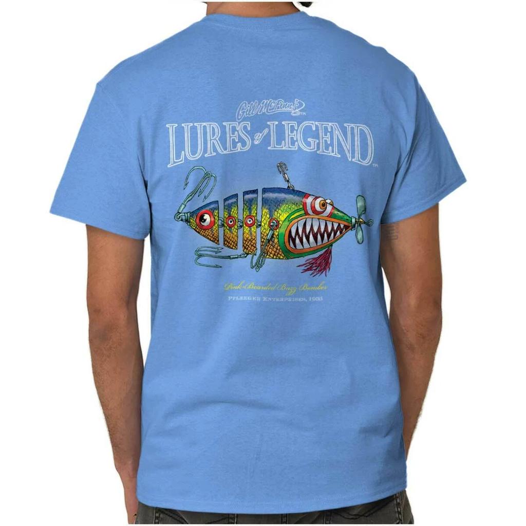 Gill McFinn's Lures of Legend Pink Bearded Adult Short Sleeve Crew T Shirt