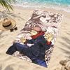 Jujutsu Kaisen Microfiber Beach Towel Quick Dry Sand Free Lightweight Beach Towels for Travel Swimming Camping