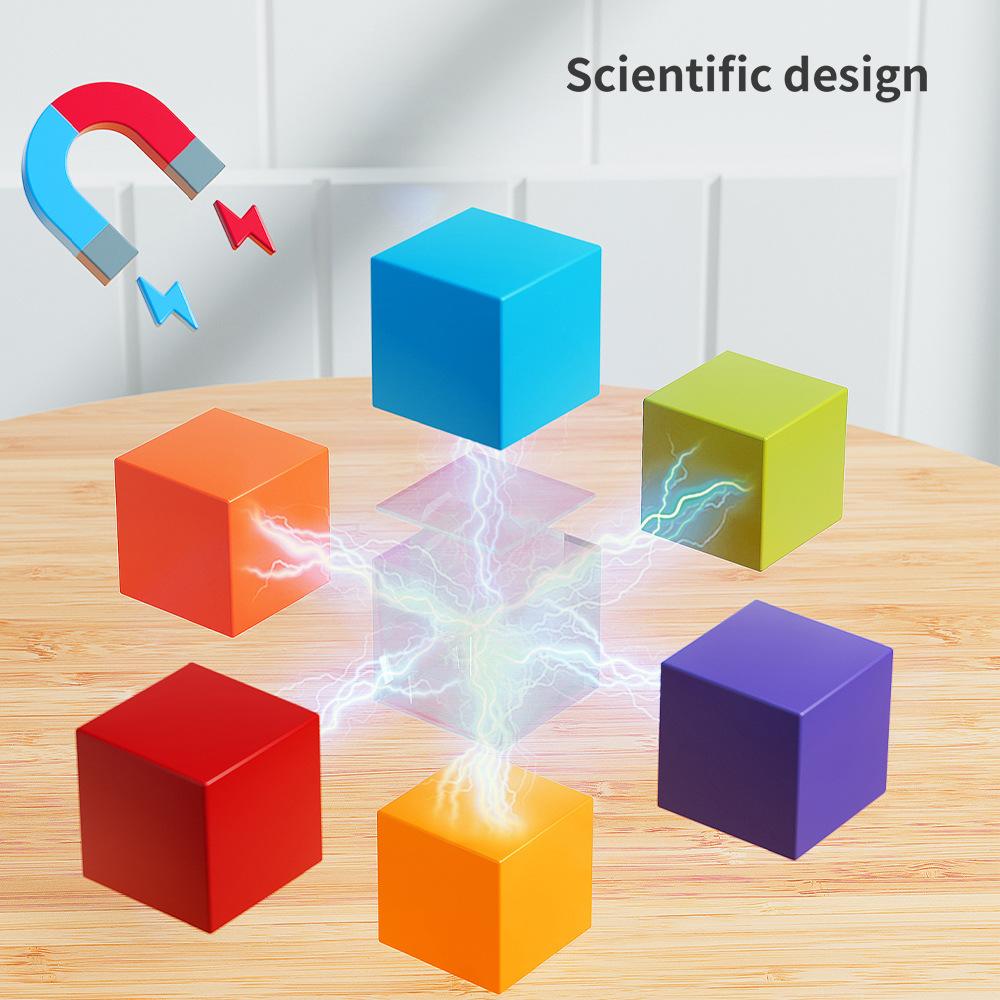 Diy Magnetic Small Block Building Blocks Children Magnetic Assembled Educational Toys Gift