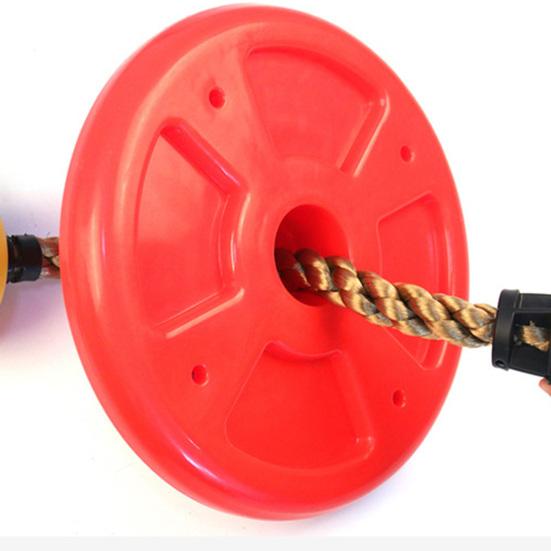 Детские качели на дереве, однодисковая веревка для скалолазания с платформой, игровая площадка на открытом воздухе, в помещении, красочное сиденье-качалка, игрушка, подарок для мальчиков и девочек