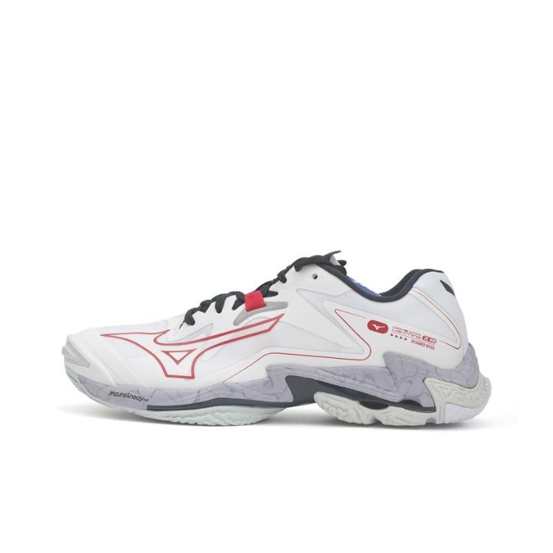 Mizuno Кроссовки для бадминтона Wave Lightning Z8 Унисекс Низкие Бело-синие V1GA240061