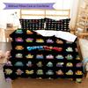Superthings Bedding Quilt Set Quilt Cover Pillowcase Home Decoration Birthday Gift (1 * duvet cover + 2 * pillowcase, without core)