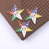 Jewelry Making DIY Metal Enamel Mason Club Order of the Eastern Star OES Charms Pendant